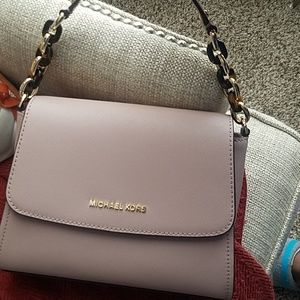 Michael Kors nude top handle crossbody handbag